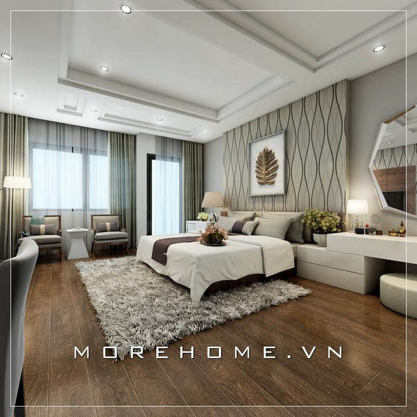 Thiết kế nội thất phòng ngủ sang trọng